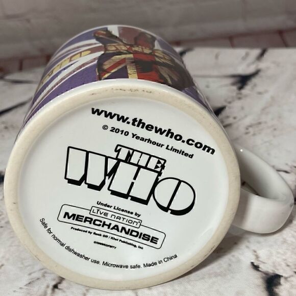 THE WHO souvenir 12 oz mug by Live Nation nib - Picture 6 of 9